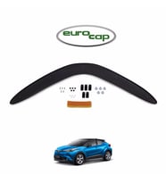 EUROCAP Toyota C-HR Ön Kaput Maskesi Koruma Rüzgarlığı Deflektör 3mm Akrilik Parlak Siyah 2016->