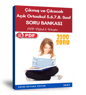 Çıkmış ve Çıkacak Açık Ortaokul Soru Bankası