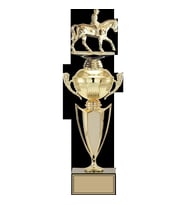 ODAK KUPA - Figürlü Kupalar - At / Binici Figürlü Kupalar FG-068 B - 42 cm