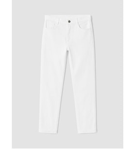 LCW Kids Beyaz Slim Fit Erkek Çocuk Gabardin Pantolon