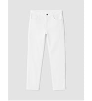 LCW Kids Beyaz Slim Fit Erkek Çocuk Gabardin Pantolon