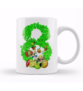Plants And Zombies is Great 01 Kupa Bardak Porselen