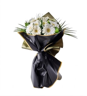 Beyaz Gerbera Buketi