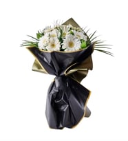 Beyaz Gerbera Buketi