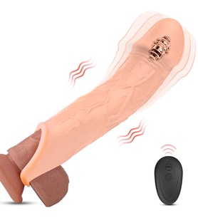 Titreşimli Uzaktan Kumandalı Penis Kılıfı