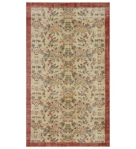 Benzersiz Eskitme El Yapımı Halı 158x273 cm 10123