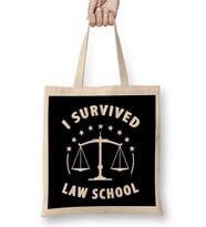 I Survived Law School Bez Çanta Uzun Saplı