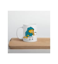 Garfield Baskılı Beyaz Kupa Bardak