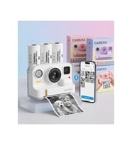 Çocuk Şipşak Fotoğraf Makinesi Dijital Baskılı Çift Kameralı App Bağlantılı
