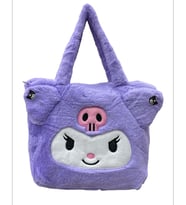 Sanrio Kuromi Peluş Kol Çantası Lila