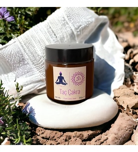 Taç Çakra İçin Doğal Aroma Terapi Mumu