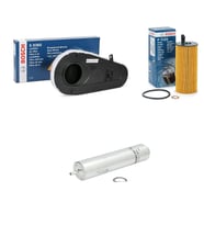 Bosch Filtre Bakım Seti BMW 5 SERİSİ F10 520 d Dizel 2011-2016 Hava + Yağ f. + Yakıt Filtre Bosch