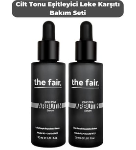 the fair. Arbutin Cilt Tonu Eşitleyici Leke Karşıtı Bakım Serumu %1 Arbutin+ %0.5 30 ml  2'li Set