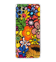 PrintiFy Samsung Galaxy S20 Plus ile Uyumlu 1mm Slim Fit Retro Colors 2 Baskılı Şeffaf  Kılıf