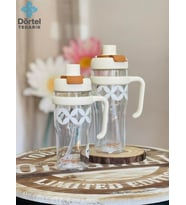 H2o Tritan Saplı Pipetli Matara 1250 Ml Siyah