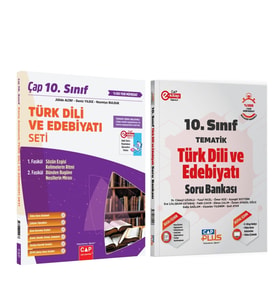 Çap Yayınları 10.Sınıf Türk Dili ve Edebiyatı Konu ve Soru Bankası Seti 2 Kitap