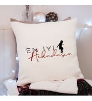 En İyi Arkadaşım Tasarımlı Yastık