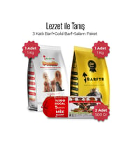 Keşfetme Paketi 1 Adet Mix Barf,1 Adet Gold Barf,1 Adet 3 Katlı Barf