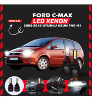 Ford C-MAX 2003-2010 Uzun Far Uyumlu Şimşek Etkili Led Xenon Light Series H1