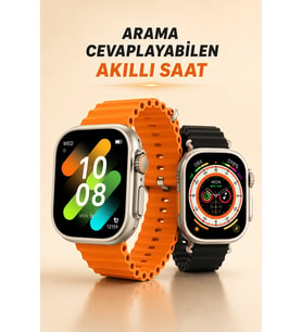 Kablosuz Şarjlı, Çağrı Ve Müzik Kontrolü Sağlayan Akıllı Saat