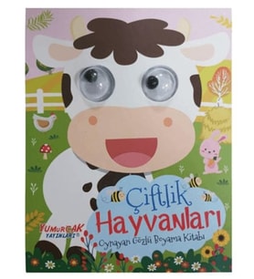 Oynayan Gözlü Boyama Kitabı – Çiftlik Hayvanları