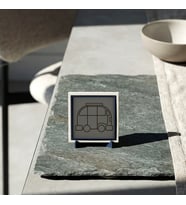 Modern Karavan Tasarımlı Dekoratif Obje, Ev ve Ofisiniz İçin Özel Bir Seçim 10x10 cm