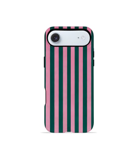 iPhone 17 Air Vorian Çift Katmanlı Kılıf Pink Navy Cabana