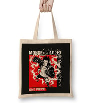 One Piece Monkey D Luffy 02 Bez Çanta Uzun Saplı