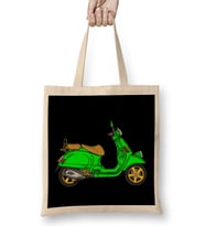 Vespa Journey Life Is A Journey Enjoy The Ride Bez Çanta Uzun Saplı