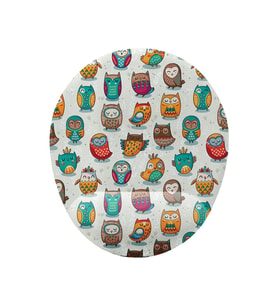 Baykuş Desenli Bilek Destekli Kaymaz Buruşmaz Kırılmaz Mouse Pad