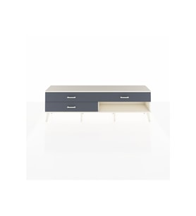 Arges TV Ünitesi 3 Çekmeceli  176x30x51 Aytaşı-Aytaşı/Antrasit