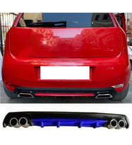Fiat Punto Mavi Difüzör Çiftli Yuvarlak Egzoz Görünümlü D Tip Difizör