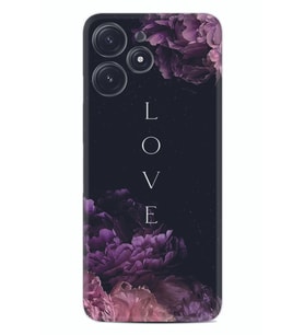 Xiaomi Poco M6 Pro 5G Kılıf Silikon Desen Özel Seri Love Flow 1664