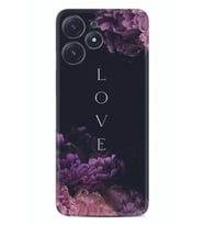 Xiaomi Poco M6 Pro 5G Kılıf Silikon Desen Özel Seri Love Flow 1664