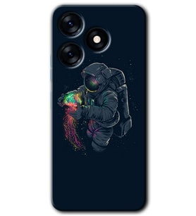 Tecno Spark 10C Kılıf HD Desen Baskılı Kılıf - Astronot Kıyafeti
