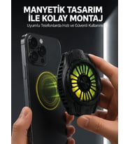 Soğutma Teknolojili RGB Işıklı Telefon Soğutucu