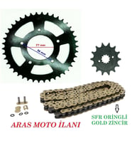 Cf Moto Nk 250 ,250 Sr Oringli Zincir Dişli Seti (Sfr Gold Zincir) - Arasmoto (Renksiz)