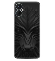 Tecno Spark 9T Kılıf Resimli Desenli Baskılı Silikon Black Fox 1325