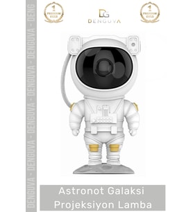 #Projeksiyon Uzay Kumandalı Yıldız Gökyüzü Gece Lambası Modern Astronot Galaksi Projeksiyon Lamba