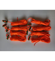 4 Metre x 8 Adet - Gergi Aparatlı İp (Turuncu)