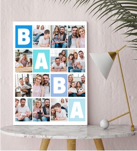 BK Gift Kişiye Özel Baba Temalı Kanvas Tablo-1