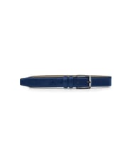 Rakerplus Lacivert Rugan 3,5 Cm Erkek Çocuk Kemeri (85- 110 Cm)