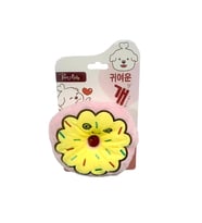 Köpekler İçin İthal Yuvarlak Öten Peluş Oyuncak 12 cm Pembe