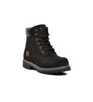 Bulldozer 240602 Siyah Nubuk Hakiki Deri Bağcıklı Unisex Bot