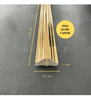 Dekoratif Polistren 1 Adet Gold 2.5 Cm Duvar Çıtası (Altın)