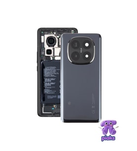 Redmi Note 14 Pro+ Plus Arka Kapak Pil Batarya Kapağı Kamera Lensli 24115RA8EG Uyumlu