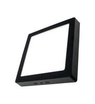 CATA CT-5236 18W Panel LED Armatür Siyah Kare Sıva Üstü Metal Kasa Beyaz Işık 6400K