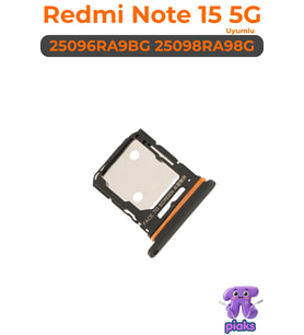 Redmi Note 15 5G Sim Kart Tepsisi Çekmecesi Aparatı 25096RA9BG 25098RA98G Uyumlu