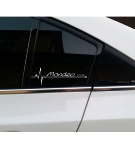 Mondeo Yan Cam Sticker Oto Kapı Çıkartma Tuning oto 20 cm x 7 cm yazı 175