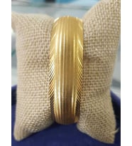 VOG 24 AYAR ALTIN KAPLAMA  15 MM ŞARNEL  BİLEZİK (Sarı)